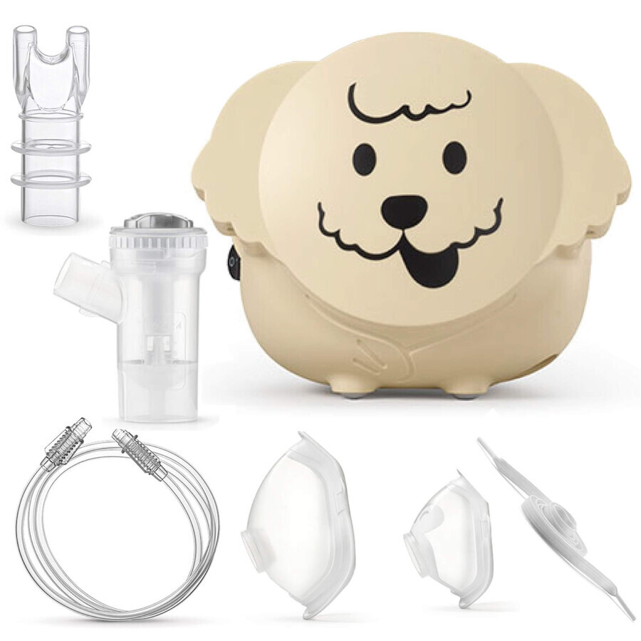 Flaem Puppy, inhalador para niños, con nebulizador