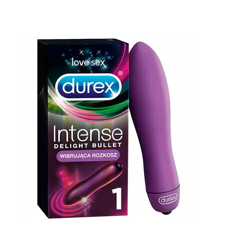 Intense Delight Bullet Mini dispositivo vibrador para la estimulación sensual, Durex