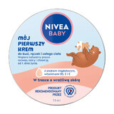 Nivea Baby Mi primera crema, para rostro, manos y todo el cuerpo, desde el 1er día de vida, 75 ml