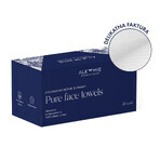 Alkmie Pure Face Towels, serviettes jetables pour le visage, 80 pièces