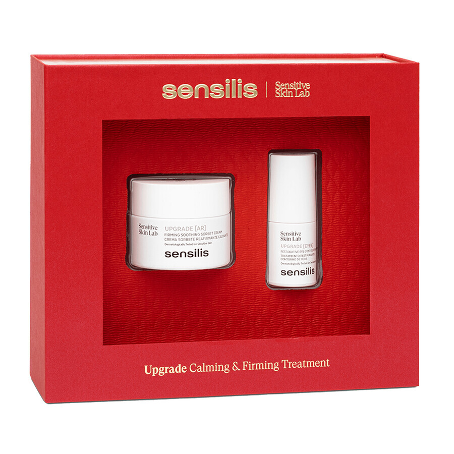 Sensilis Upgrade set, crema AR 50 ml + crema para ojos, 15 ml