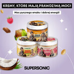 Supersonic Power Cream, hazelnut cream, white chocolate flavor with raspberry, 250 g