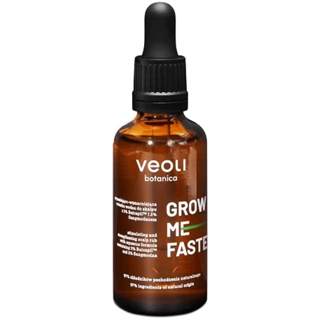 Veoli Botanica Hairly Ever After, loción de aceite estimulante, fortalecedora y regeneradora para el cuero cabelludo, 50 ml