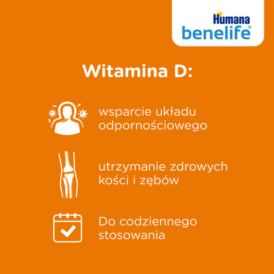 Set Humana 4 Little Explorers, bevanda al latte in polvere, dopo 24 mesi, 2 x 650 g + Benelife Vitamina D3, 5,5 ml in omaggio