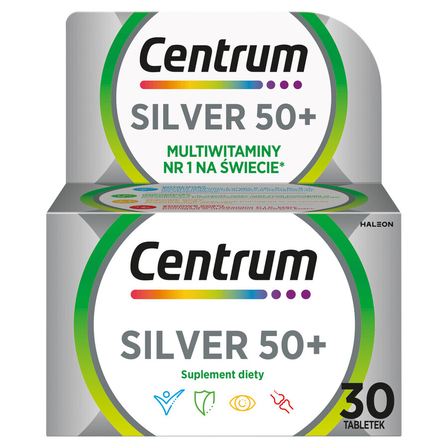 Centrum Silver 50+, 30 comprimidos