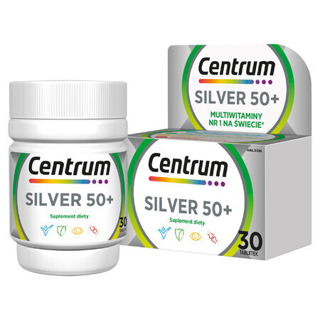 Centrum Silver 50+, 30 comprimidos