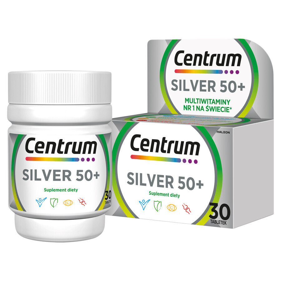 Centrum Silver 50+, 30 comprimidos