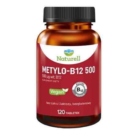 Naturell Metil-B12 500, 120 comprimidos