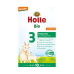 Holle Bio 3, à base de lait de chèvre, à partir de 10 mois, 400 g