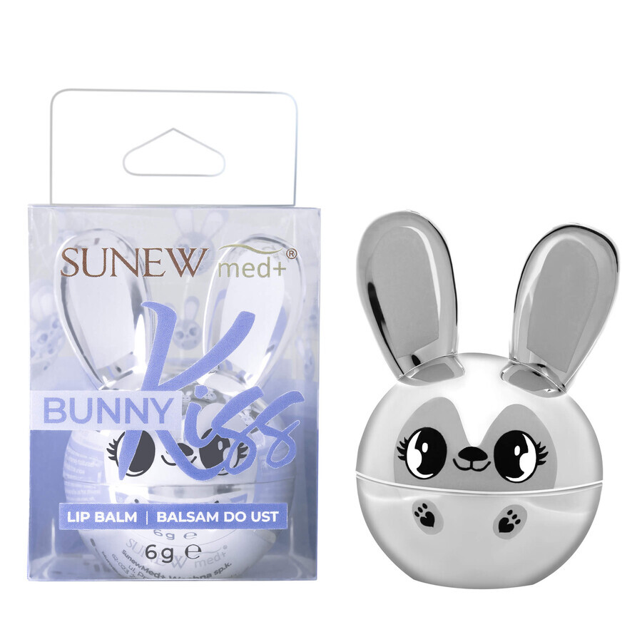 SunewMed+ Bunny Kiss, balsamo per labbra, fragola, 6 g