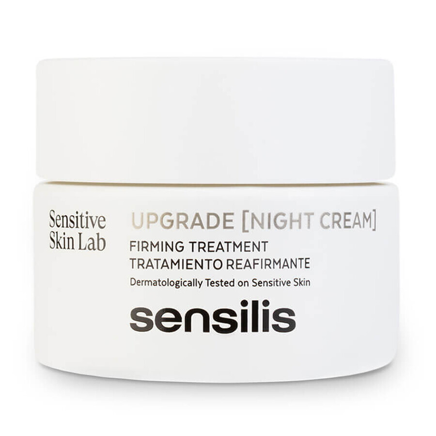 Sensilis Upgrade, cremă de noapte care întărește și corectează ridurile, 50 ml + Upgrade AR, cremă sorbet care întărește și calmează, 5 ml gratuit