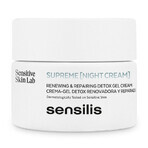 Sensilis Supreme, Repairing and Rejuvenating Night Gel-Cream, 50ml + Upgrade AR, Firming and Soothing Sorbet-Cream, 5ml Free