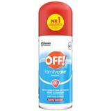 ¡OFF! Family Care, spray antimosquitos seco, DEET 15%, 100 ml