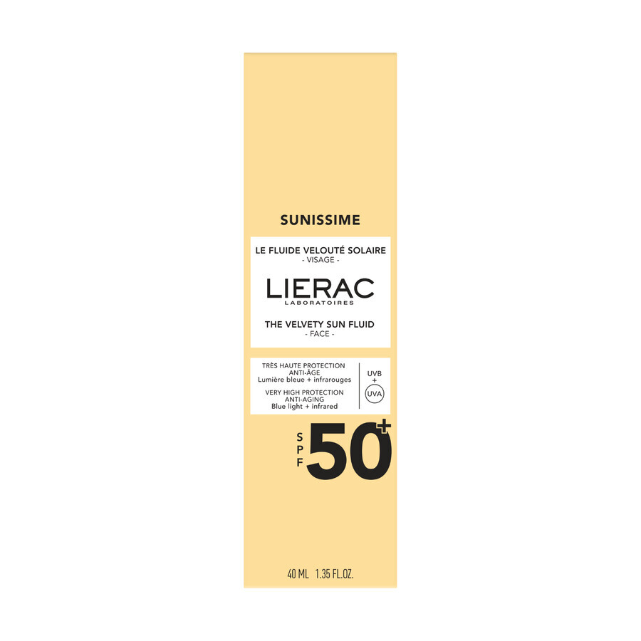 Lierac Sunissime, emulsione protettiva per il viso, SPF 50+, 40 ml