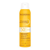 Bioderma Photoderm Brume Invisible, bruma incolora para cuerpo y rostro, SPF 50+, 150 ml