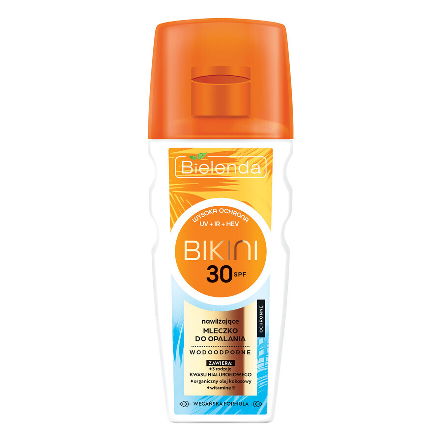 Bielenda Bikini, lotion solaire hydratante, résistante à l'eau, SPF 30, 175 ml