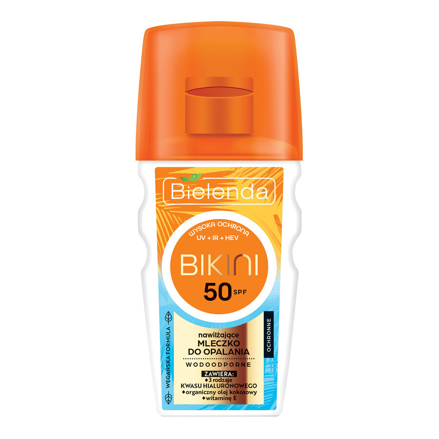 Bielenda Bikini, moisturizing sun lotion, water resistant, SPF 50, 125 ml