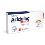 Set Acidolac Junior, para niños a partir de 3 años, sabor fresa, 3 x 20 comprimidos de osito