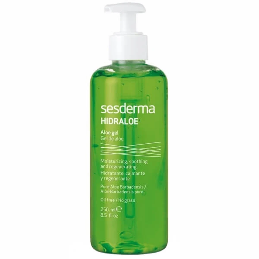 Sesderma Repaskin Light Fluid set, protezione solare leggera per il corpo, SPF 50 200 ml + Hidraloe, gel per il corpo, aloe vera, 250 ml