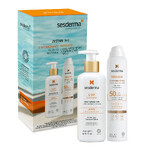 Set Sesderma, C-Vit Radiance, illuminating body milk, 250 ml + Repaskin, transparent sun protection spray, SPF 50, 200 ml