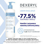 Dexeryl, emollient cream for dry skin, 500 g