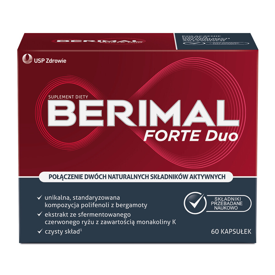 Berimal Forte Duo, 60 cápsulas