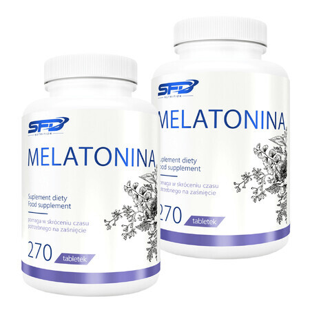 SFD Melatonin Set, 2 x 270 comprimidos