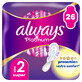 Always Platinum, compresas higi&#233;nicas con alas, talla 2, Super, 26 unidades