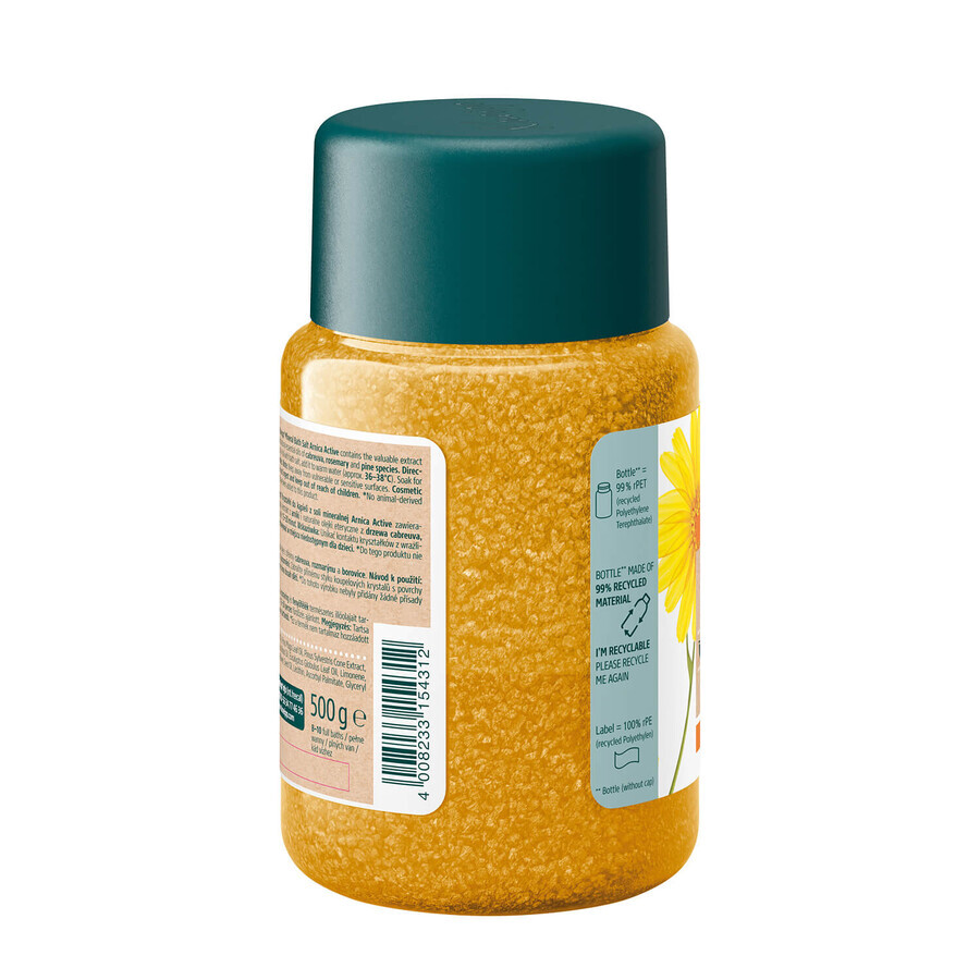 Kneipp Arnica Active, bath crystals with mineral salt, arnica, 500 g