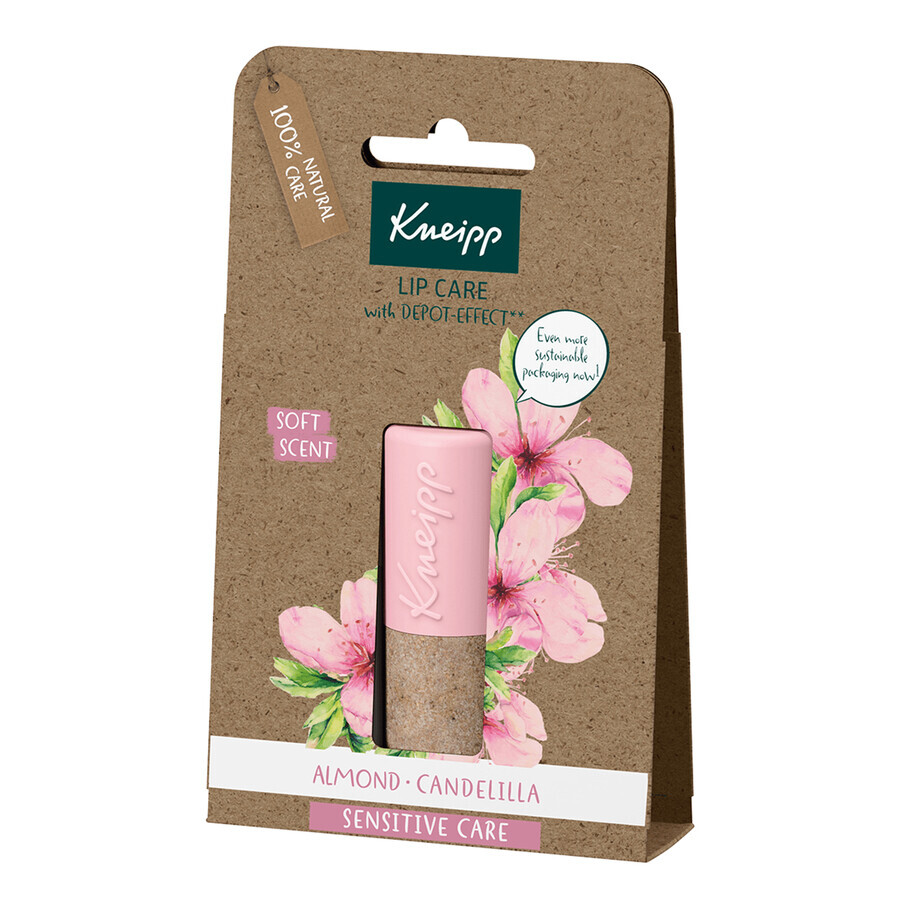 Kneipp Sensitive Care, bálsamo labial, flor de almendro, 4,7 g