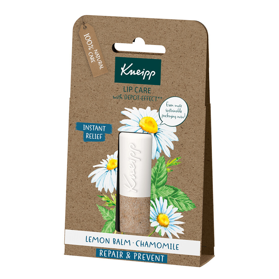 Kneipp Repair & Prevent, bálsamo labial, bálsamo y manzanilla, 4,7 g