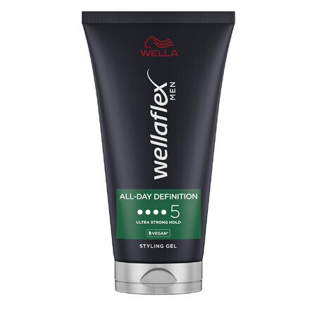 Wella Wellaflex Men, Gel para el cabello, fijación ultra fuerte, 150 ml