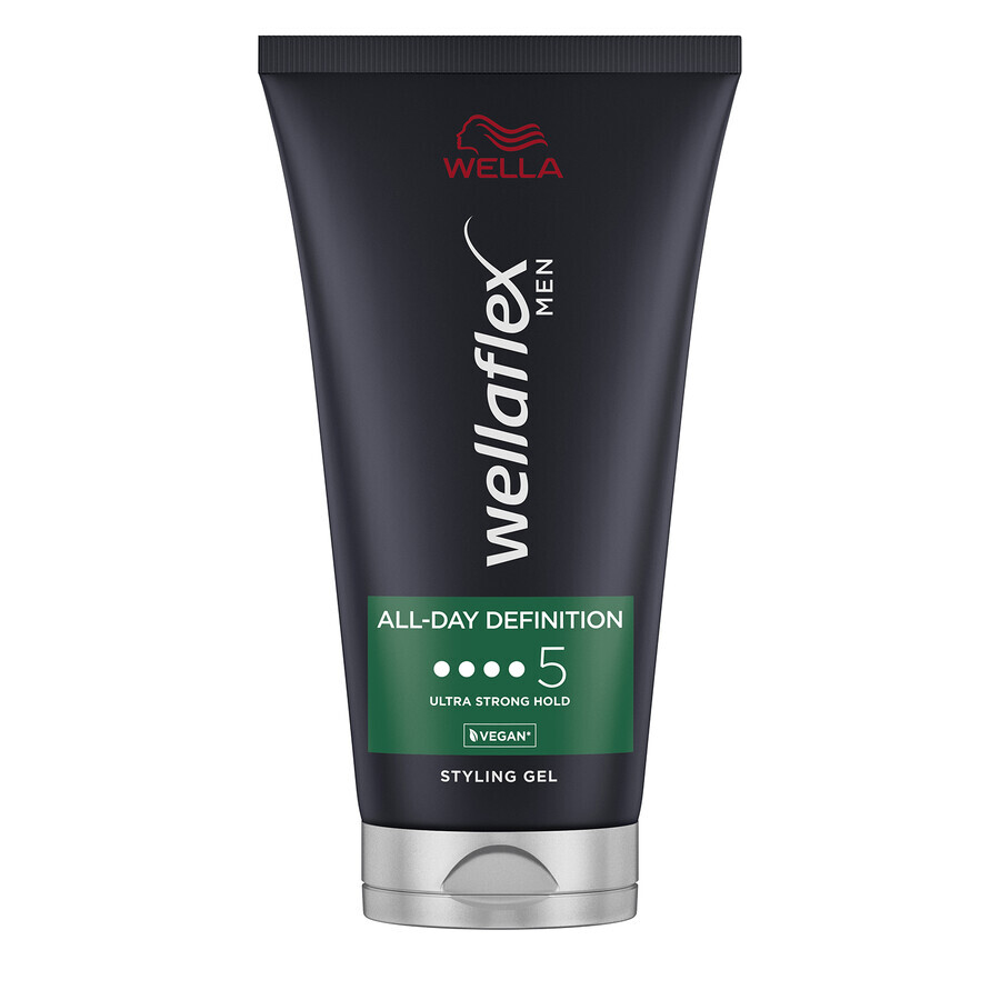 Wella Wellaflex Men, Gel para el cabello, fijación ultra fuerte, 150 ml