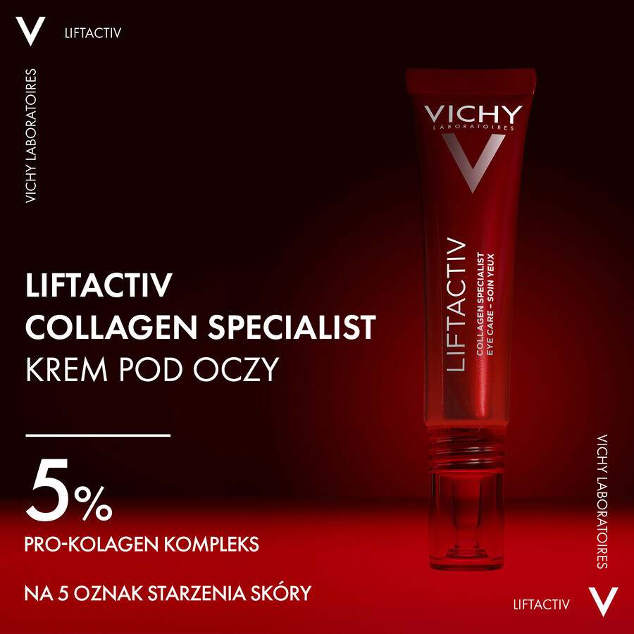 Vichy Liftactiv Especialista en Colágeno, crema para el contorno de ojos, 15 ml