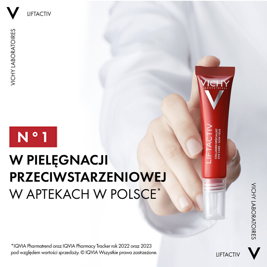 Vichy Liftactiv Especialista en Colágeno, crema para el contorno de ojos, 15 ml