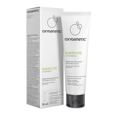 Oxygenetic Energyze Vitamina C, sérum facial regenerador para la noche, 50 ml