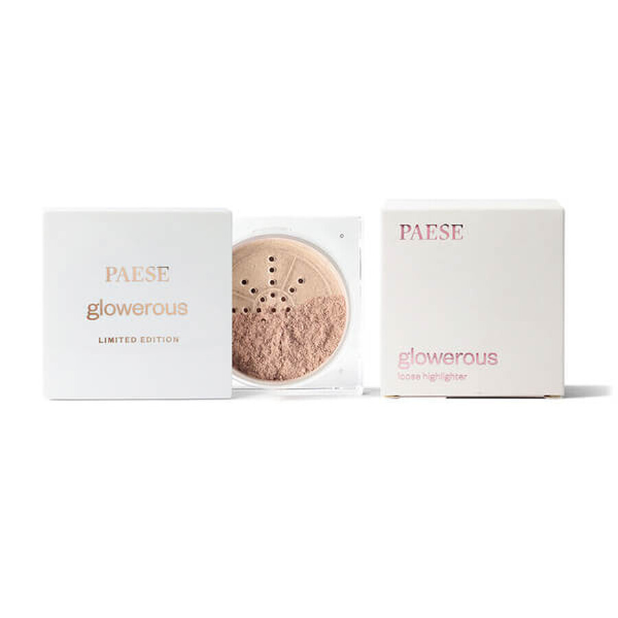 Paese Glowerous Limited Edition, iluminador suelto, 02 Oro, 5 g