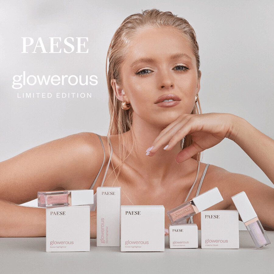 Paese Glowerous Limited Edition, iluminador suelto, 02 Oro, 5 g