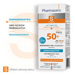 Pharmaceris S, crema facial protectora segura, desde el nacimiento, SPF 50+, 50 ml + Set, emulsión protectora solar, SPF 50+, 10 ml + crema, muestra gratis