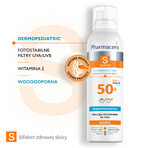 Pharmaceris S, emulsión protectora para bebés y niños, SPF 50+, 150 ml + Set, emulsión protectora solar, SPF 50+, 10 ml + crema, muestra gratis