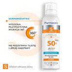 Pharmaceris S, emulsión protectora para bebés y niños, SPF 50+, 150 ml + Set, emulsión protectora solar, SPF 50+, 10 ml + crema, muestra gratis