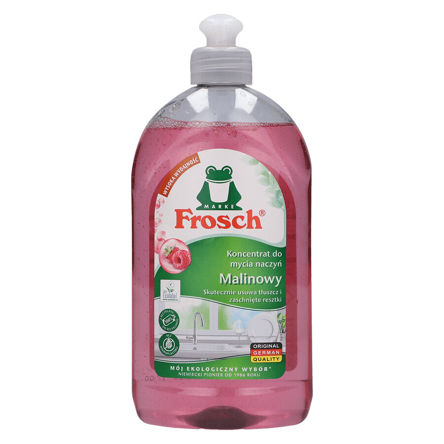 Set Frosch, All In 1 tablettes pour lave-vaisselle, soda, 2 x 30 pcs + concentré pour lave-vaisselle, framboise, 500 ml + sacs de recyclage, 3 pièces gratuites