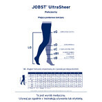 Jobst Opaque, compressiekousen, CCL2, gesloten teen, maat 2, naturel