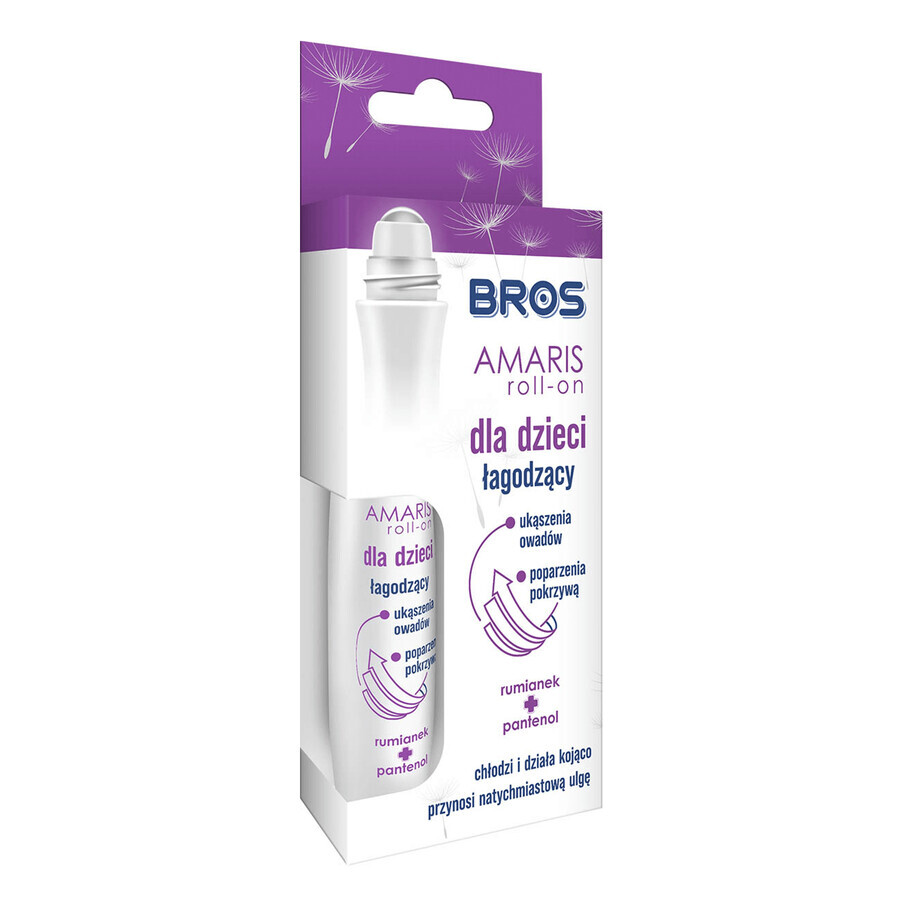 Bros Amaris, roll-on per bambini lenitivo delle punture d'insetto, 15 ml