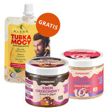 Set Supersonic Sweet &amp; Legal, crema de avellanas, 160 g + crema de avellanas, 160 g + Power Tube, 50 g gratis