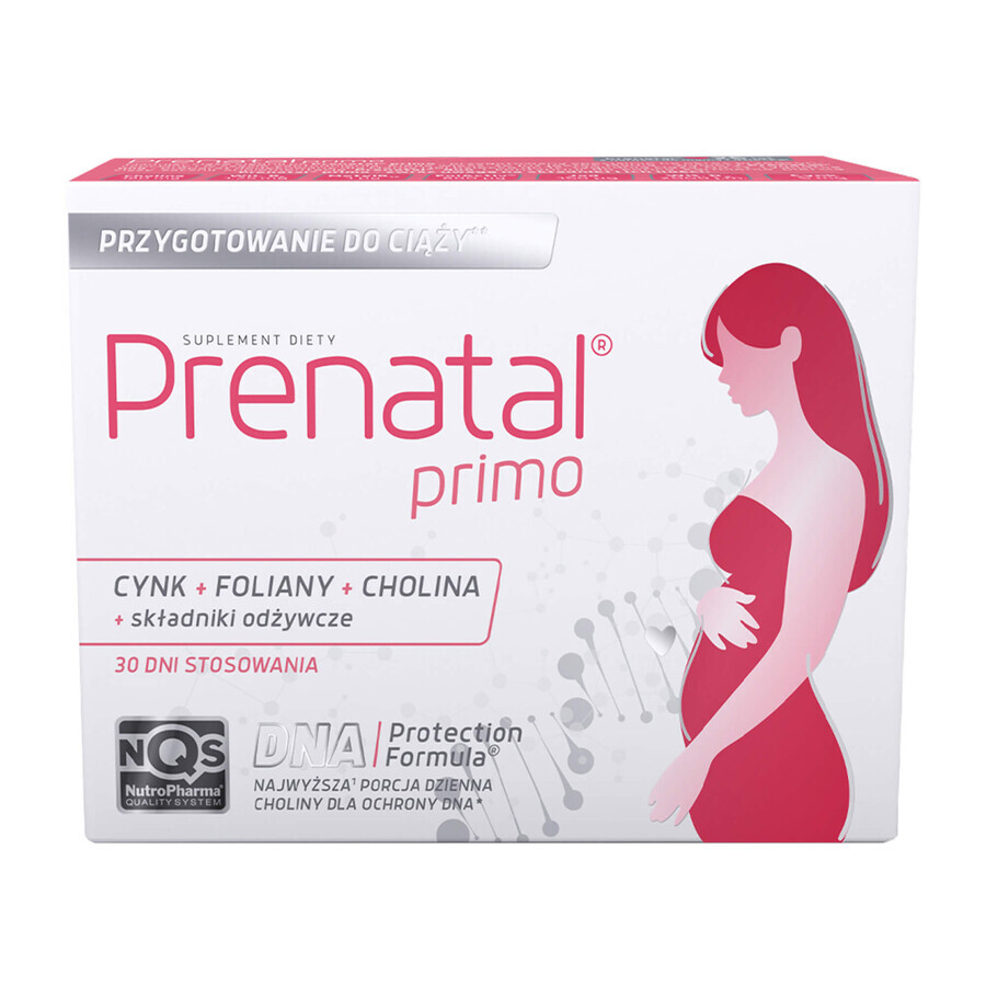 Primo Prenatal Set, 30 capsules + Nucleox Primo, 30 capsules