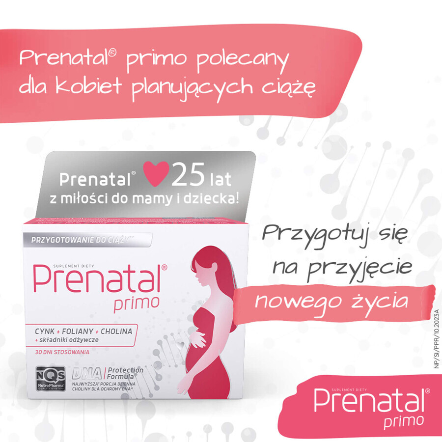 Primo Prenatal Set, 30 capsules + Nucleox Primo, 30 capsules