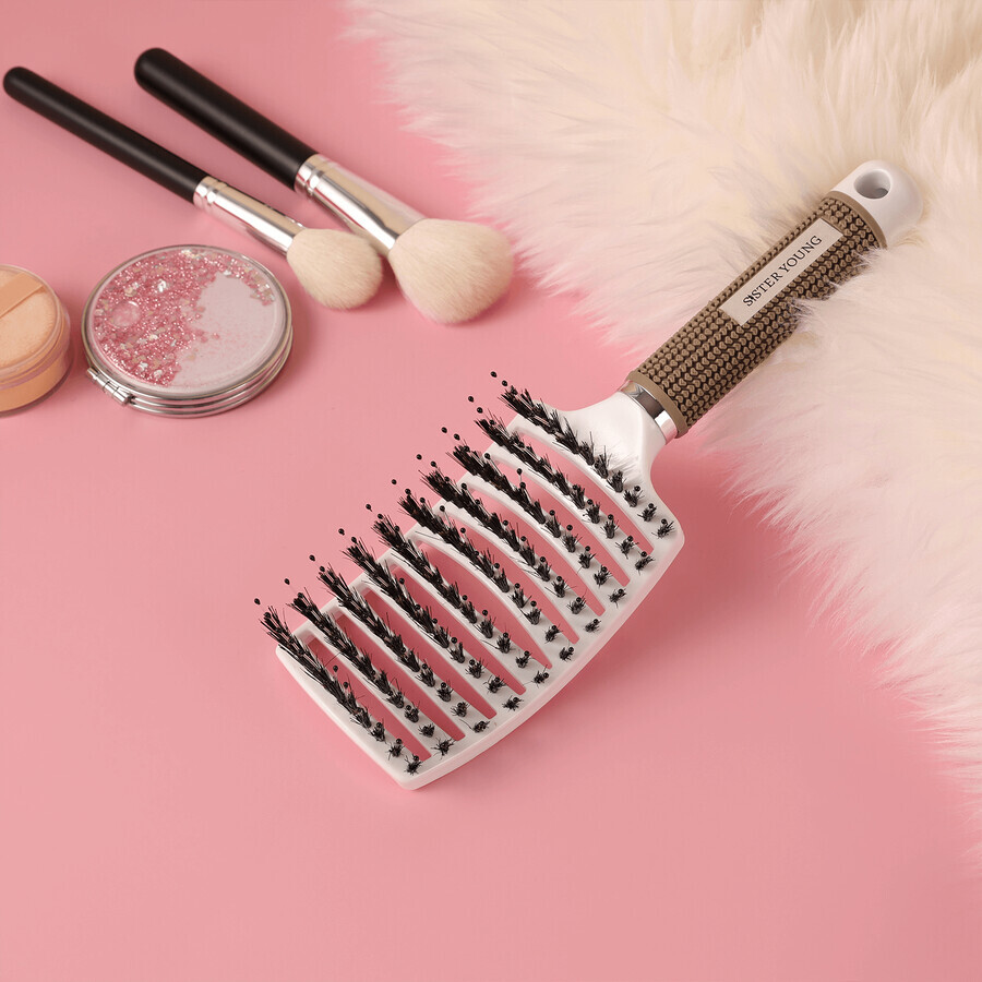 Sister Young, hair brush, Zoco White, 1 pc