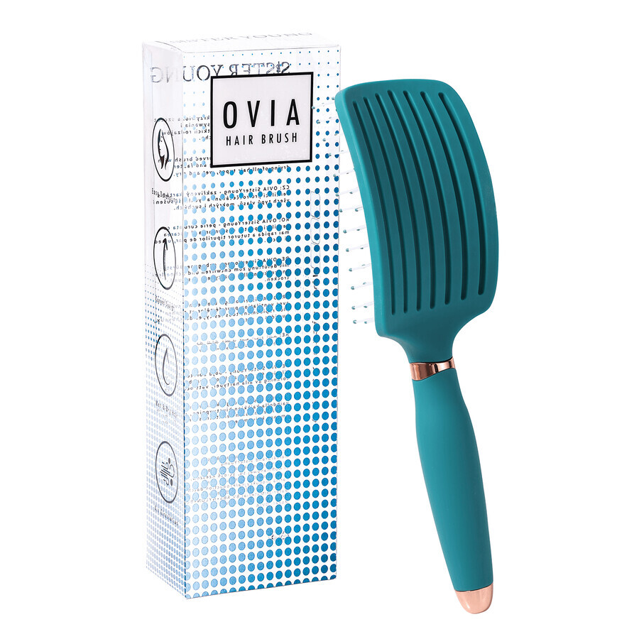 Sister Young, hair brush, Ovia Green, 1 pc