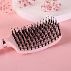 Sister Young, hair brush with natural hair, Ovia Pink, 1 pc